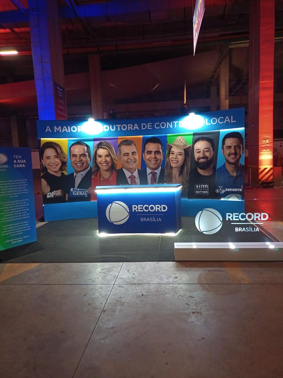 Estrutura montada para o Pixel Show no Estádio Mané Garrincha em Brasília 8